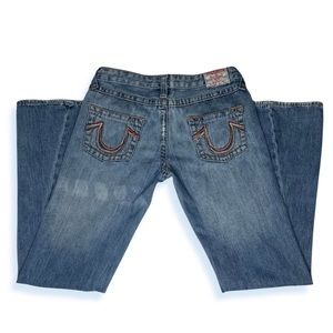 True Religion Boot Flare Low Waist Jeans